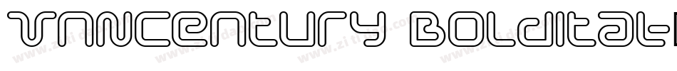 VnNCentury BoldItal字体转换